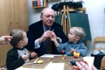 Neil Kinnock says he has no regrets: 'mutter, mutter, thatcher, mutter, 'pants' major, mutter, blackpool beach, mutter, sheffield rally, mutter'