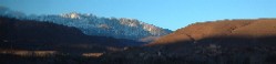 the atlas mountains in late afternoon